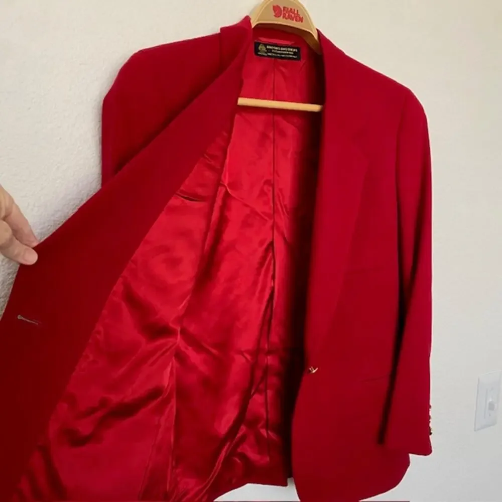 Brooks Brothers Red Single-Button Blazer - Picture 8 of 12